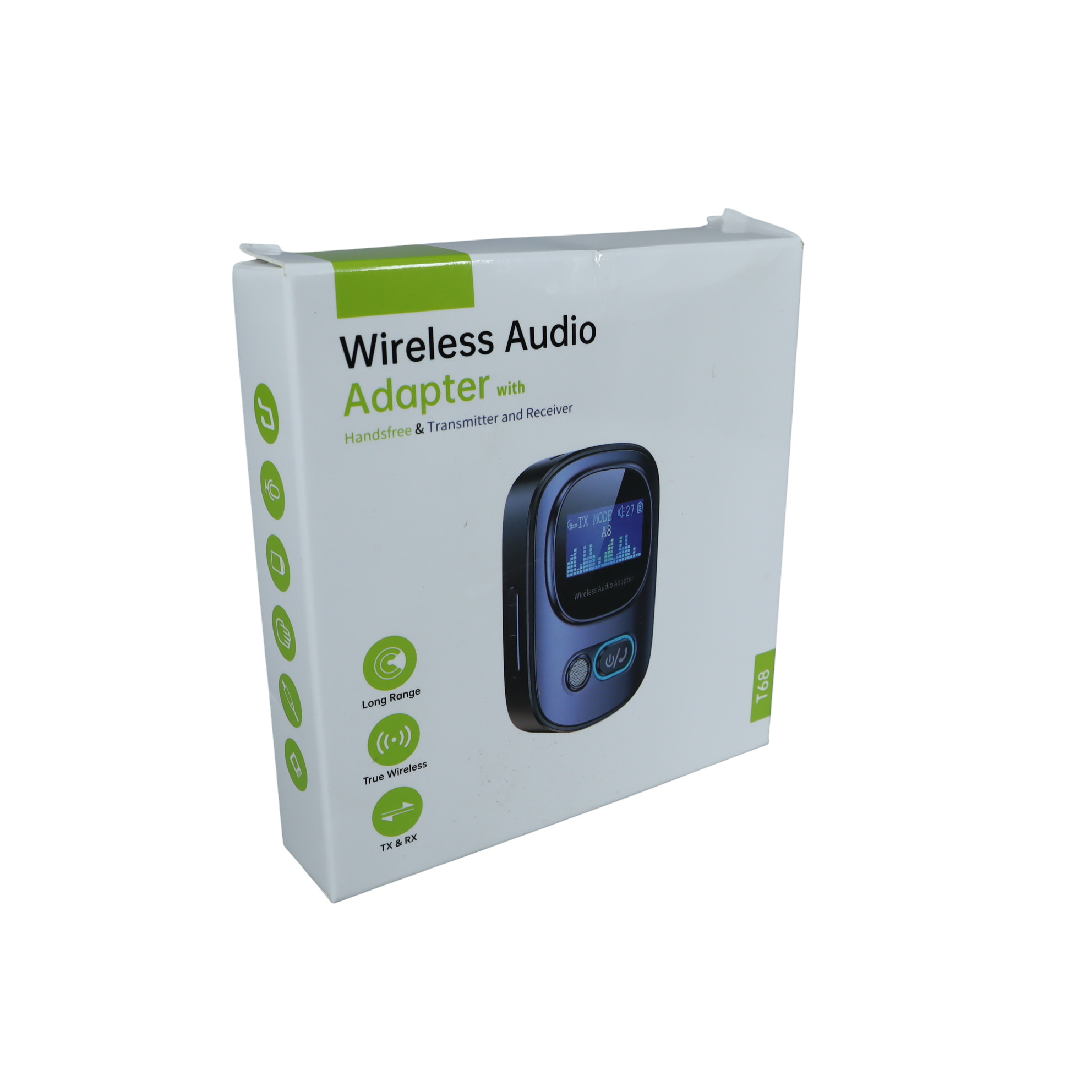 VIKEFON Bluetooth Adapter 2in1 Transmitter Receiver Audio 5.3 2.4GHz - T68 Gambar produk VIKEFON Bluetooth Adapter 2in1 Transmitter Receiver Audio 5.3 2.4GHz - T68