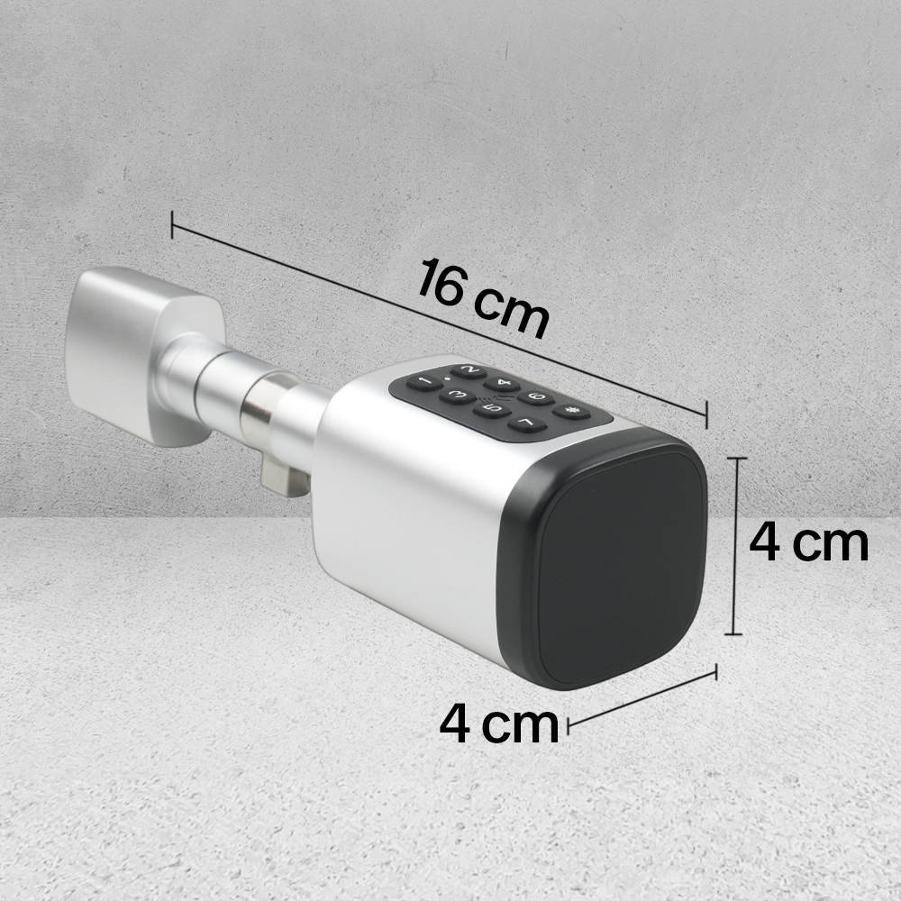 Gambar produk Juheenda Smart Door Lock Fingerprint Bluetooth Card Alarm Tuya Smart - S1