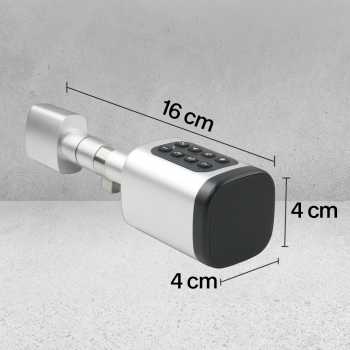 Gambar produk Juheenda Smart Door Lock Fingerprint Bluetooth Card Alarm Tuya Smart - S1