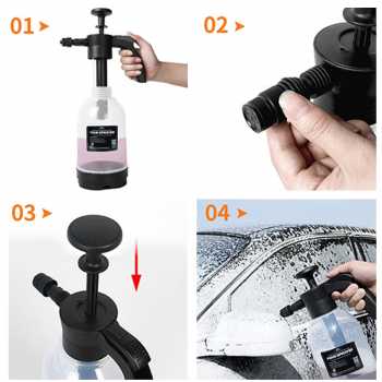 Gambar produk OTOHEROES Semprotan Air Busa Cuci Mobil Adjustable Nozzle 2L - WU13