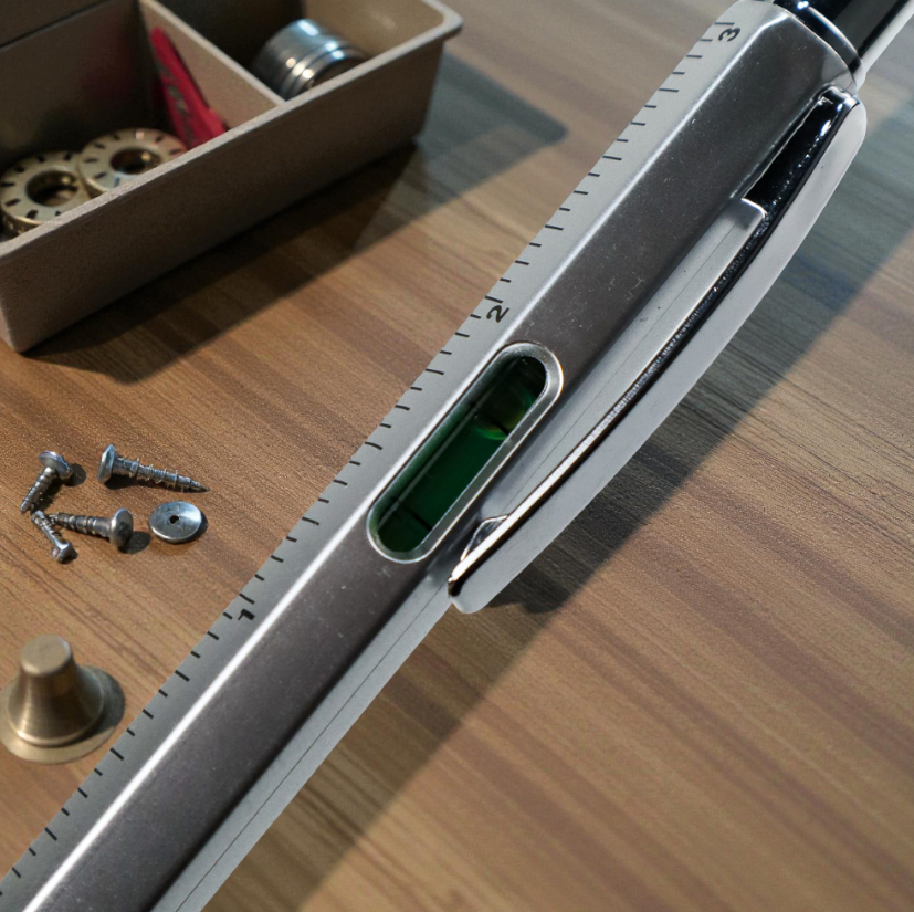 Taffware Pena Multifungsi Plastik Stylus Penggaris Waterpass Obeng - 9625 Gambar produk Taffware Pena Multifungsi Plastik Stylus Penggaris Waterpass Obeng - 9625