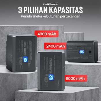 Taffware Baterai Laser Level 3D Rechargeable Battery with LED Display 4800mAh - BM03 Gambar produk Taffware Baterai Laser Level 3D Rechargeable Battery with LED Display 4800mAh - BM03