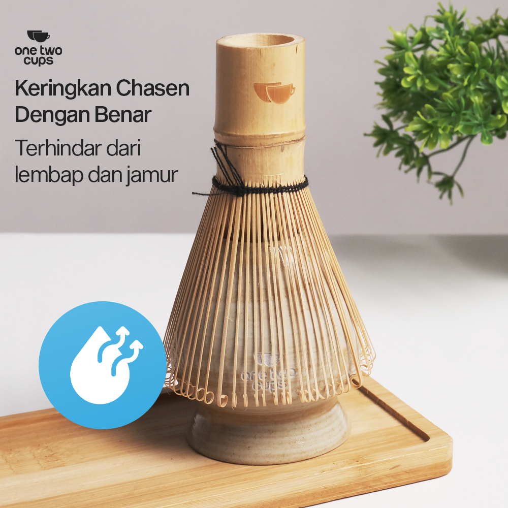 Gambar produk One Two Cups Whisk Stand Matcha Chasen Tate Dudukan Pengaduk - D-34