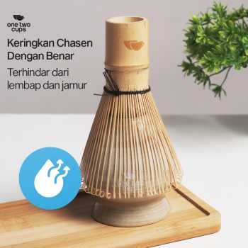 Gambar produk One Two Cups Whisk Stand Matcha Chasen Tate Dudukan Pengaduk - D-34