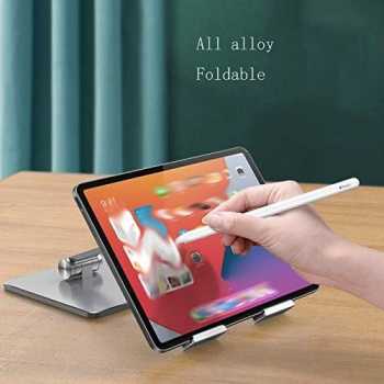 Gambar produk T-WOLF Dudukan Penahan Tablet iPad Desktop Stand Holder Aluminium 4-15.6 Inch - MT134
