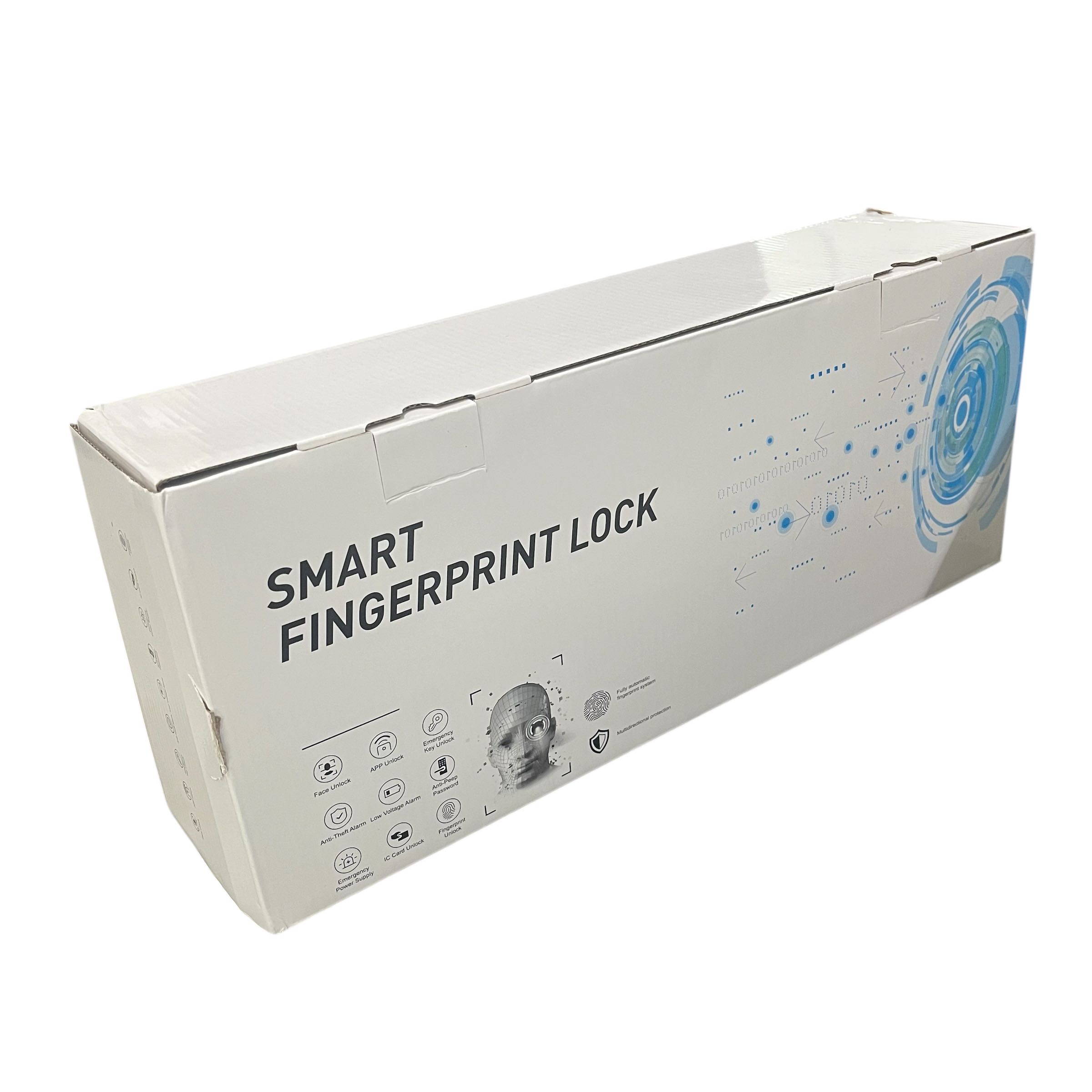 ALOY-X Smart Door Lock Fingerprint Password Card Digital Display Tuya - CS18 Gambar produk ALOY-X Smart Door Lock Fingerprint Password Card Digital Display Tuya - CS18