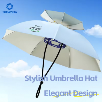 Gambar produk YUZHIYUAN Topi Payung Kepala Umbrella Hat Hands-Free Fiberglass Frame M - W654