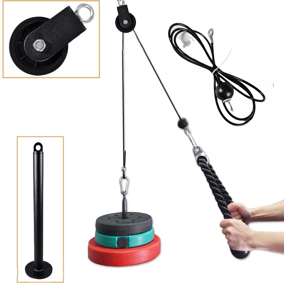 JBryant Katrol Fitness Gym Pulley Cable Machine Arm Bicep 2M - J3114 Gambar produk JBryant Katrol Fitness Gym Pulley Cable Machine Arm Bicep 2M - J3114