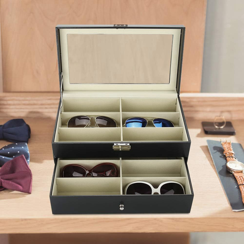 Gambar produk JOCESTYLE Kotak Display Kacamata Eyeglasses Sunglasses Box 12 Slot - SWK78