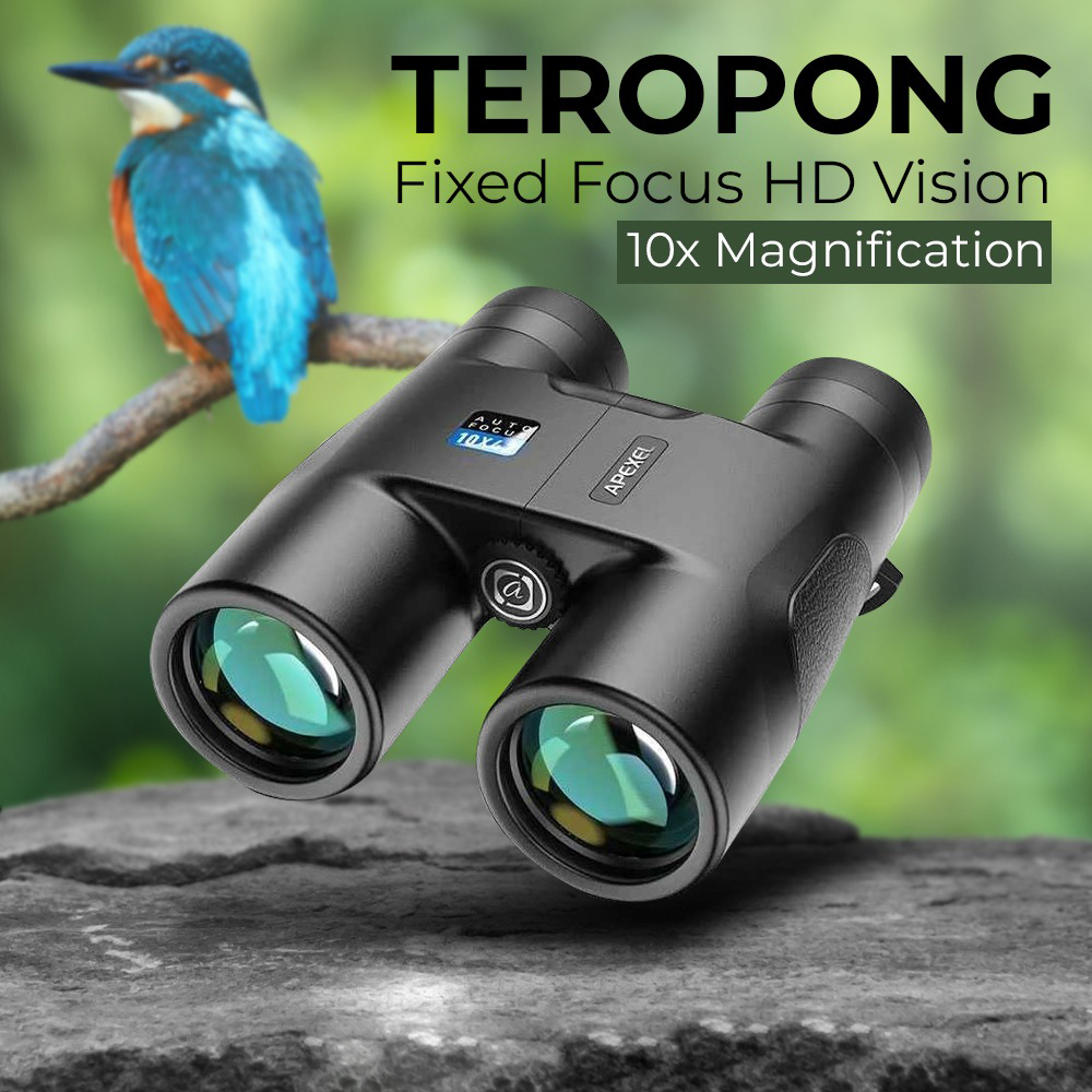 Gambar produk APEXEL Teropong Binoculars Fixed Focus HD Vision 10x42 - APL-RB10X42A