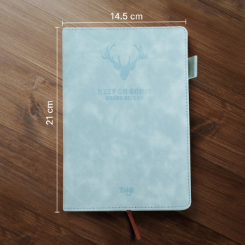 Gambar produk Toddi Buku Jurnal Hardcover Notebook Diary 80GSM 360 Halaman Lined - CW-5025