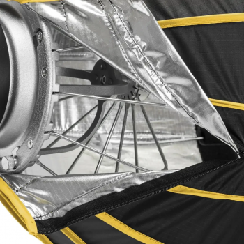 SHUNYI Softbox Octagonal Reflector Honeycomb Photography Bowens Mount 120cm - SH25 Gambar produk SHUNYI Softbox Octagonal Reflector Honeycomb Photography Bowens Mount 120cm - SH25