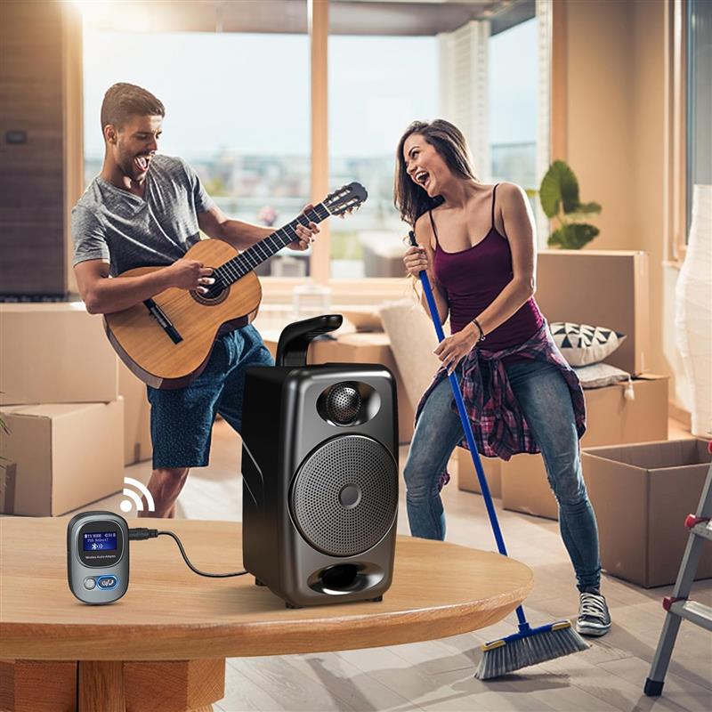 VIKEFON Bluetooth Adapter 2in1 Transmitter Receiver Audio 5.3 2.4GHz - T68 Gambar produk VIKEFON Bluetooth Adapter 2in1 Transmitter Receiver Audio 5.3 2.4GHz - T68