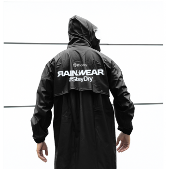 Gambar produk Rhodey Jas Hujan Motor Setelan PVC Raincoat Full Pressed L with Hood - RD-120