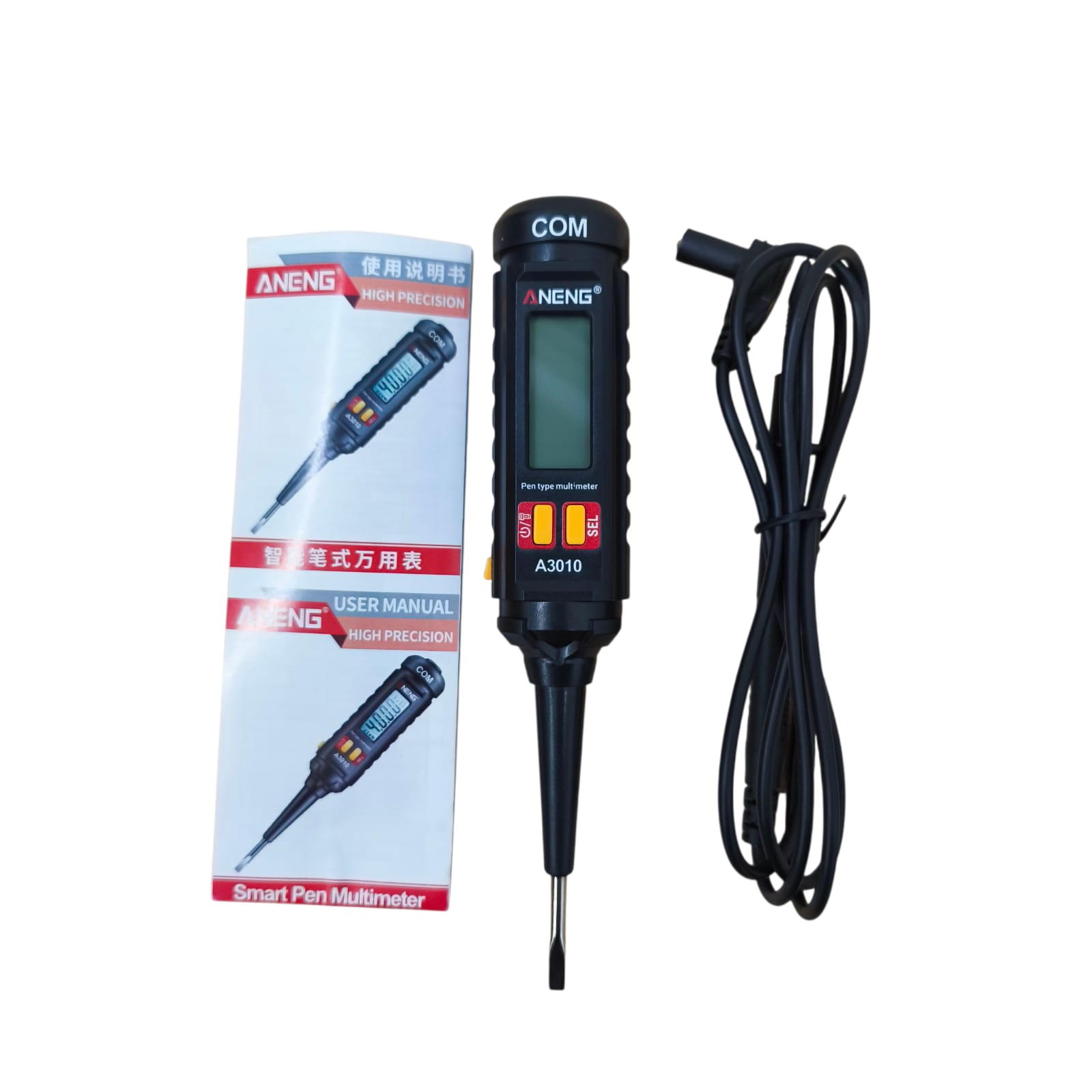 Gambar produk ANENG Digital Multimeter Tespen 2in1 Tester AC Voltage NCV 4000 Count - A3010