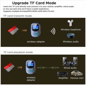 VIKEFON Bluetooth Adapter 2in1 Transmitter Receiver Audio 5.3 2.4GHz - T68 Gambar produk VIKEFON Bluetooth Adapter 2in1 Transmitter Receiver Audio 5.3 2.4GHz - T68