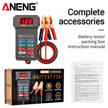 Gambar produk ANENG Tester Aki Mobil Digital Car Battery Indicator 12V with Clamp - BT172