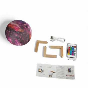 Gambar produk Coquimbo Lampu Tidur Bulan 3D Moon Night Light Rechargeable 16 Color 15cm - 606816