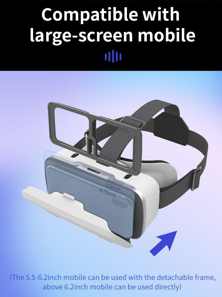 Gambar produk Shinecon VR Box 3D IMAX Giant Screen Headset Virtual Reality Glasses - G15