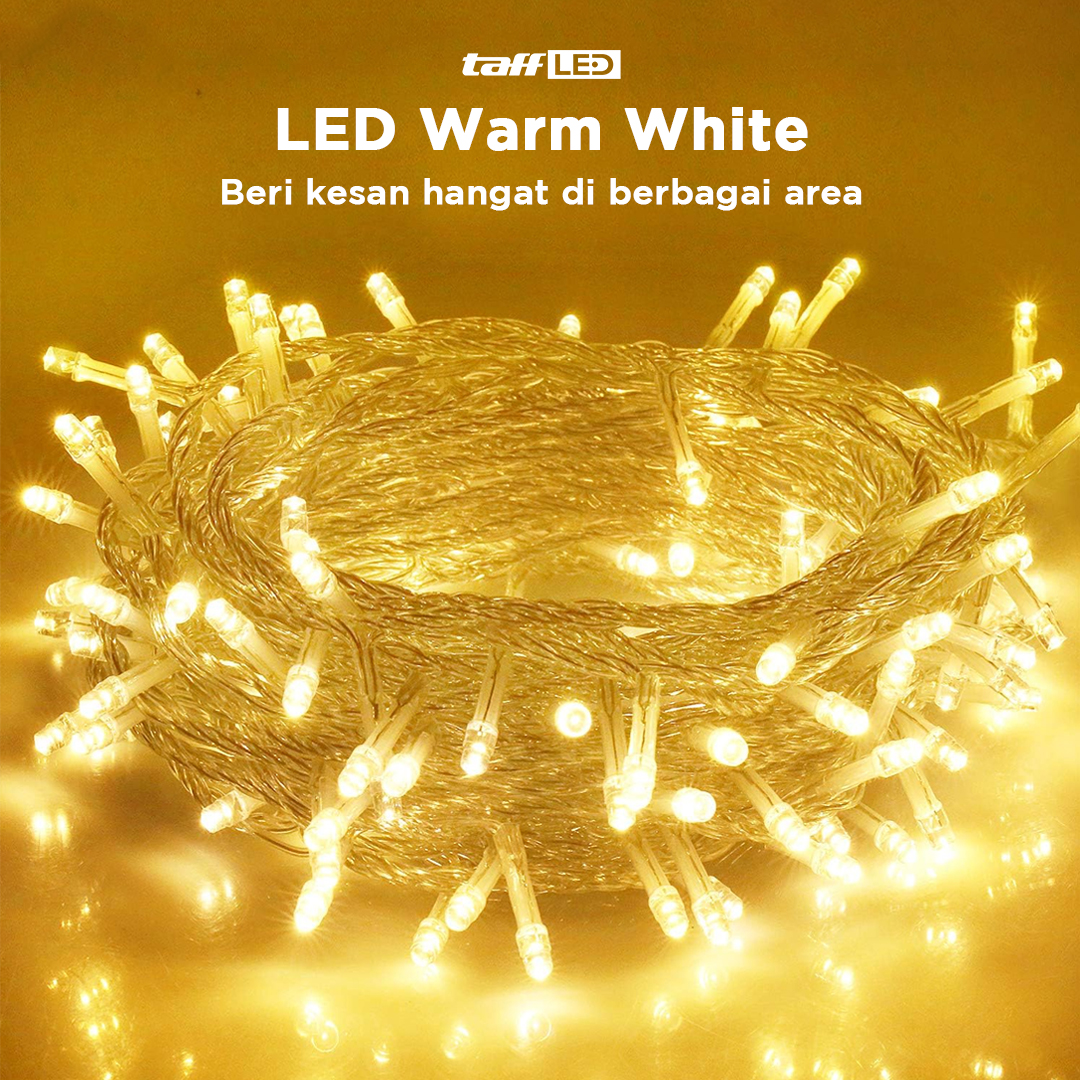 Gambar produk TaffLED Lampu Hias Gorden String Lights Wedding Decoration 3x3M - 300L