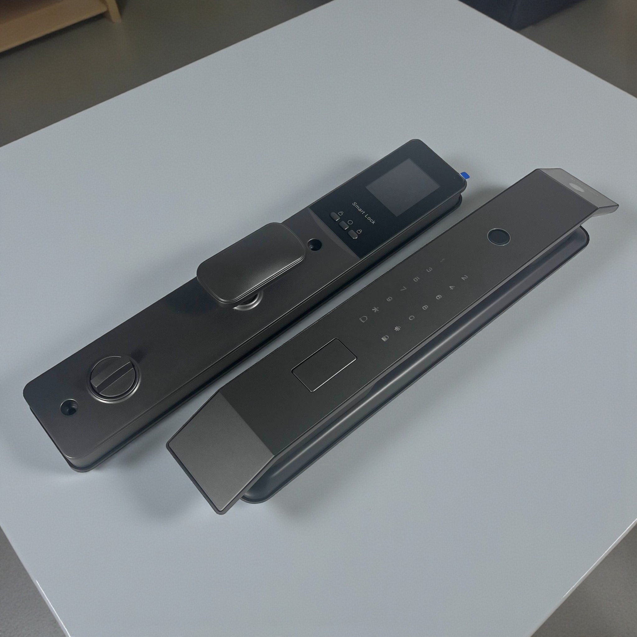 ALOY-X Smart Door Lock Fingerprint Password Card Digital Display Tuya - CS18 Gambar produk ALOY-X Smart Door Lock Fingerprint Password Card Digital Display Tuya - CS18