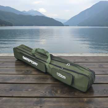 TaffSPORT Tas Pancing Tiga Layer Waterproof Fishing Rod Bag 120cm - MS20 Gambar produk TaffSPORT Tas Pancing Tiga Layer Waterproof Fishing Rod Bag 120cm - MS20
