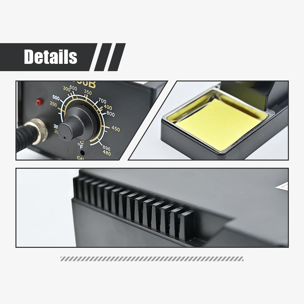 Gambar produk Kesheng Solder Station Adjustable Temperature Anti-Static ESD Safe 60W - S-936B