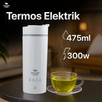 One Two Cups Botol Minum Termos Elektrik Thermal 475ml 300W - HC-302