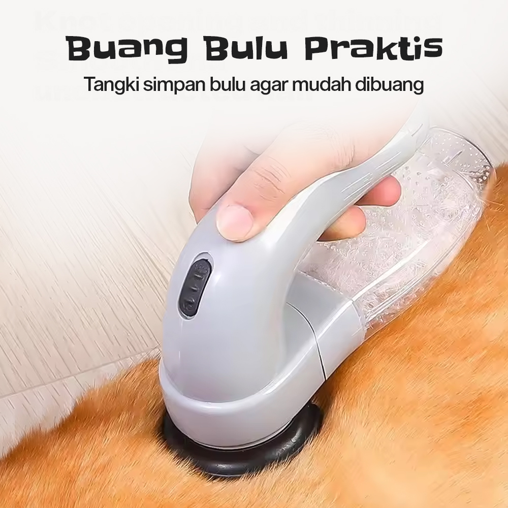 Shed Pal Pembersih Bulu Hewan Peliharaan Elektrik Pet Grooming Tool - HC Gambar produk Shed Pal Pembersih Bulu Hewan Peliharaan Elektrik Pet Grooming Tool - HC