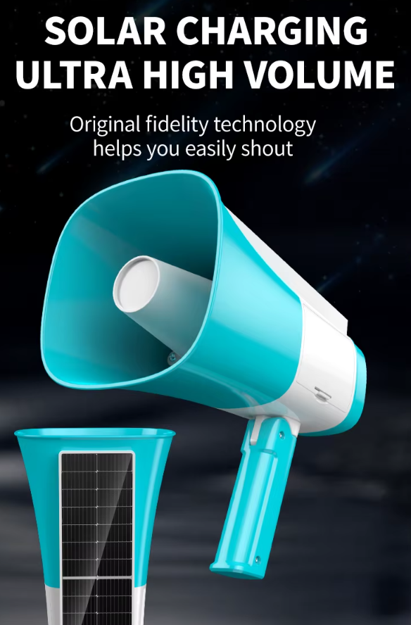 YW Speaker Toa Pengeras Suara Megaphone Tenaga Surya TF Card 30W - YW-06LT Gambar produk YW Speaker Toa Pengeras Suara Megaphone Tenaga Surya TF Card 30W - YW-06LT