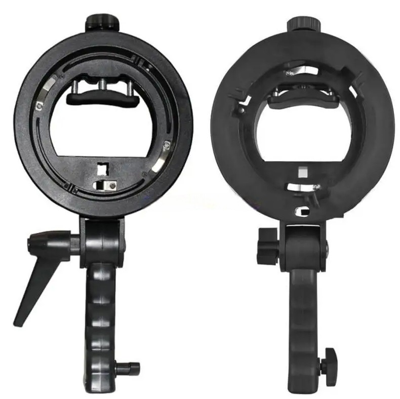 HOWN Bracket Flash Holder Speedlite S-Type Bowens for Godox AD360 Long Handle - B40 Gambar produk HOWN Bracket Flash Holder Speedlite S-Type Bowens for Godox AD360 Long Handle - B40