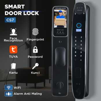 SMARTSTONE Smart Door Lock Fingerprint Face Recognition Tuya App - CS7