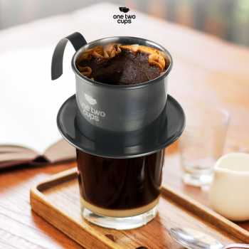 One Two Cups Vietnam Drip Coffee Filter Saringan Kopi Sekrup 120ml - PF-304 Gambar produk One Two Cups Vietnam Drip Coffee Filter Saringan Kopi Sekrup 120ml - PF-304