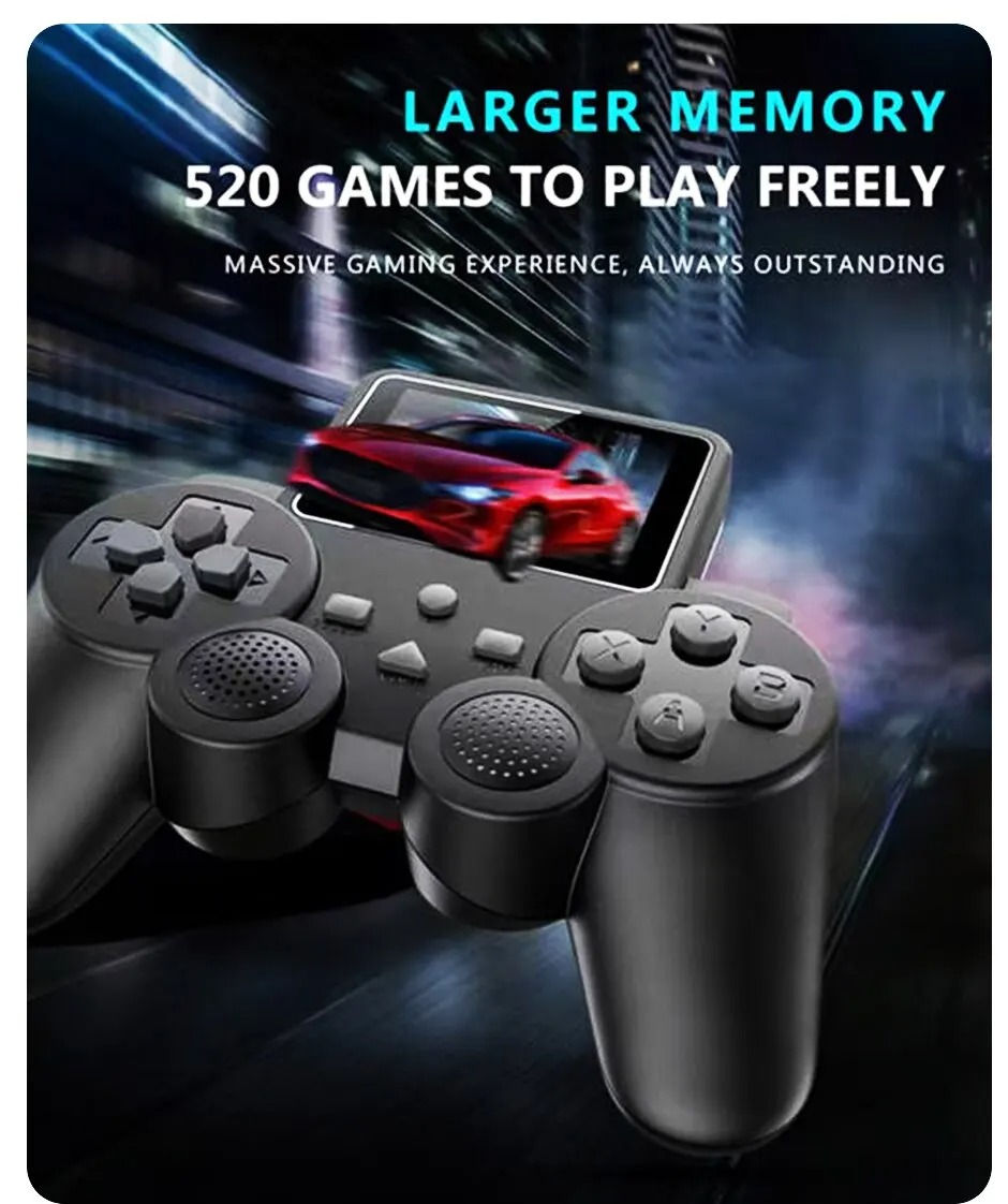 Gambar produk WCX Retro Joystick Portable Controller 520 Game 2.4 Inch 128MB RAM - S10