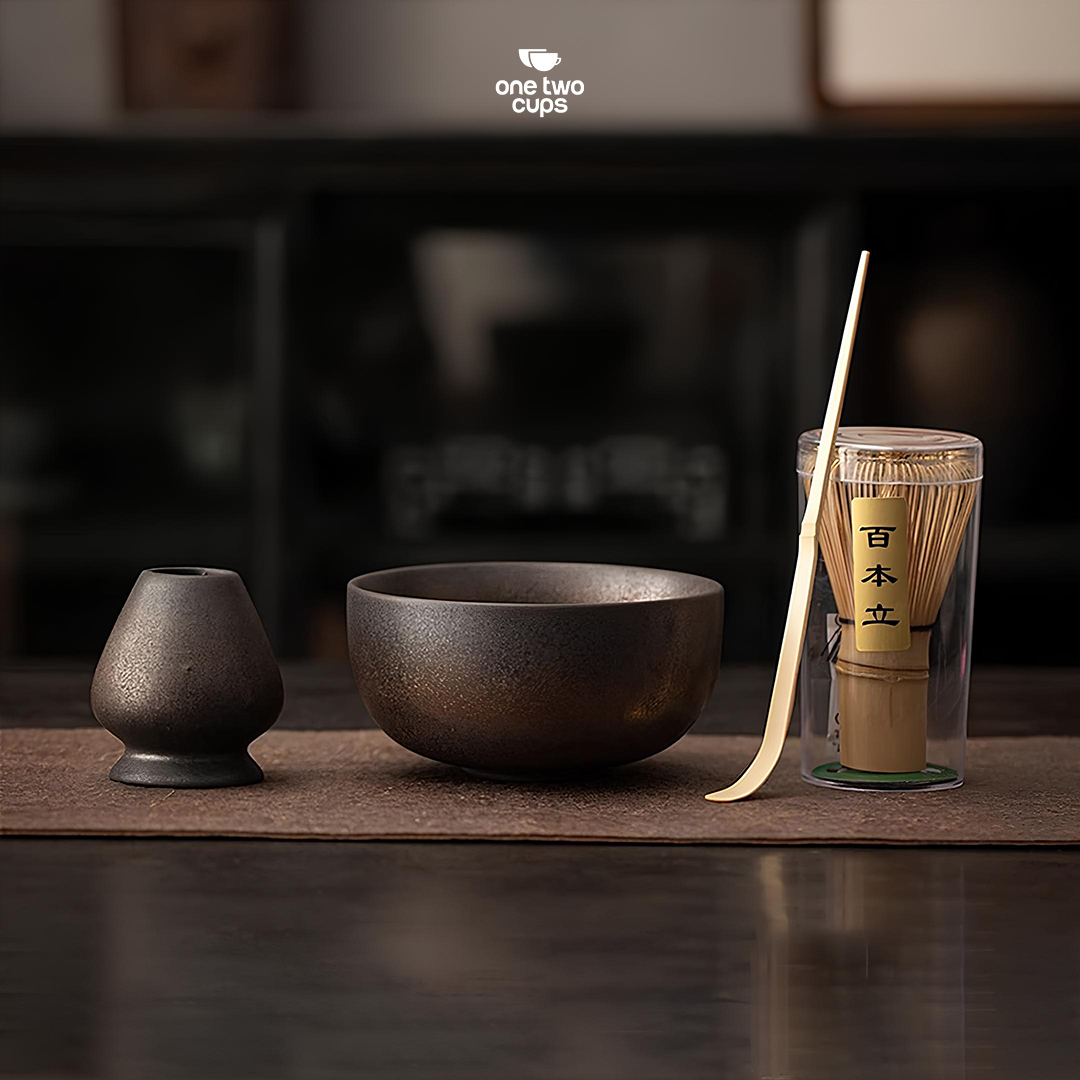 One Two Cups Mangkuk Teh Chawan Japanese Matcha Tea Bowl 480ml - VCM Gambar produk One Two Cups Mangkuk Teh Chawan Japanese Matcha Tea Bowl 480ml - VCM