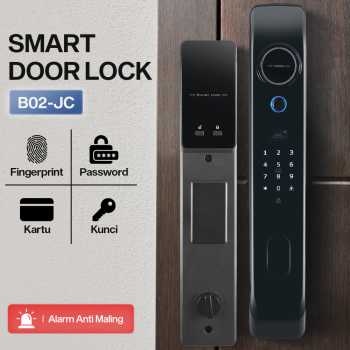 Glomarket Smart Door Lock Fingerprint Password Card RFID Alarm - B02-JC