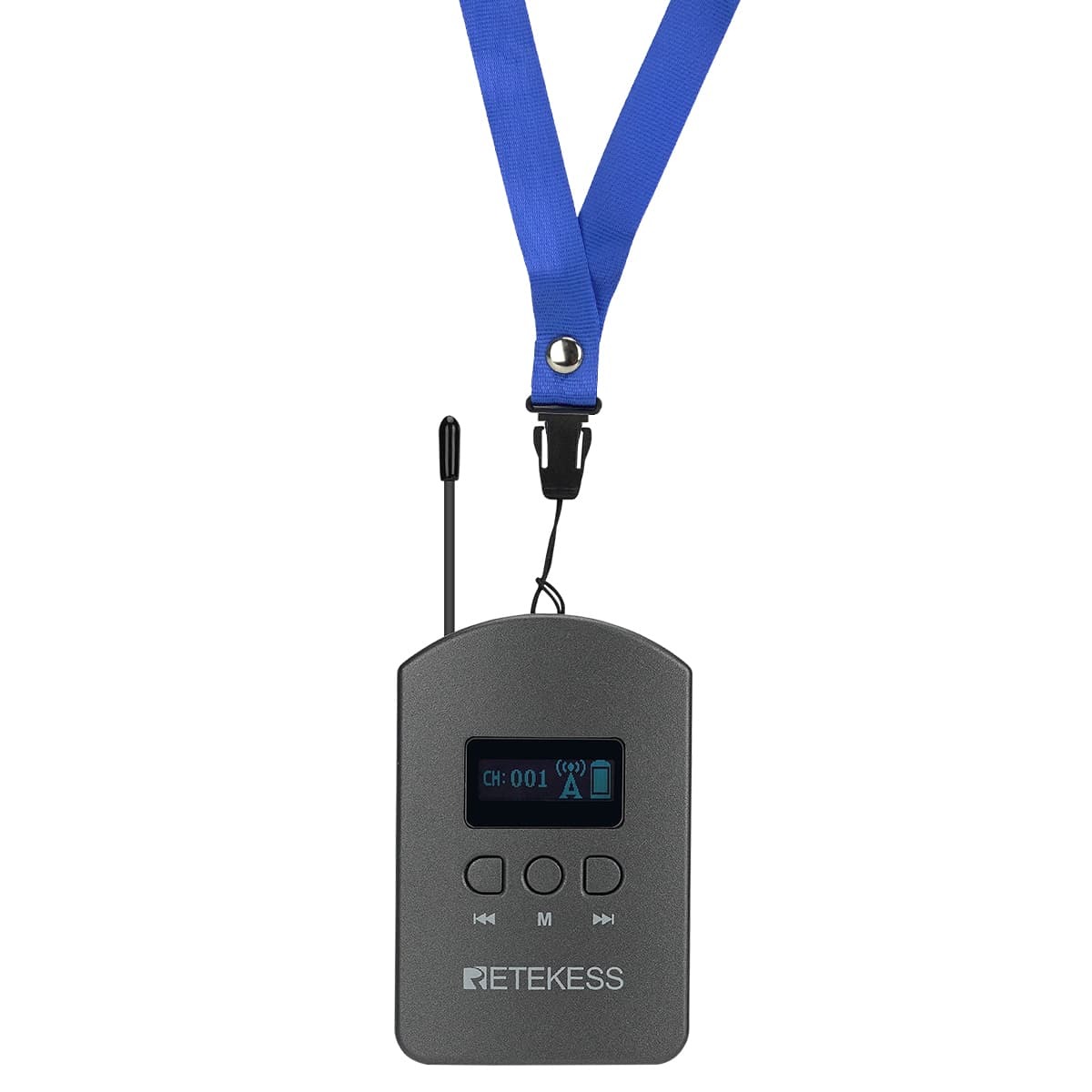 RETEKESS Audio Tour Guide Wireless Transmitter 36 Channel Mic 1900mAh - TT112 Gambar produk RETEKESS Audio Tour Guide Wireless Transmitter 36 Channel Mic 1900mAh - TT112