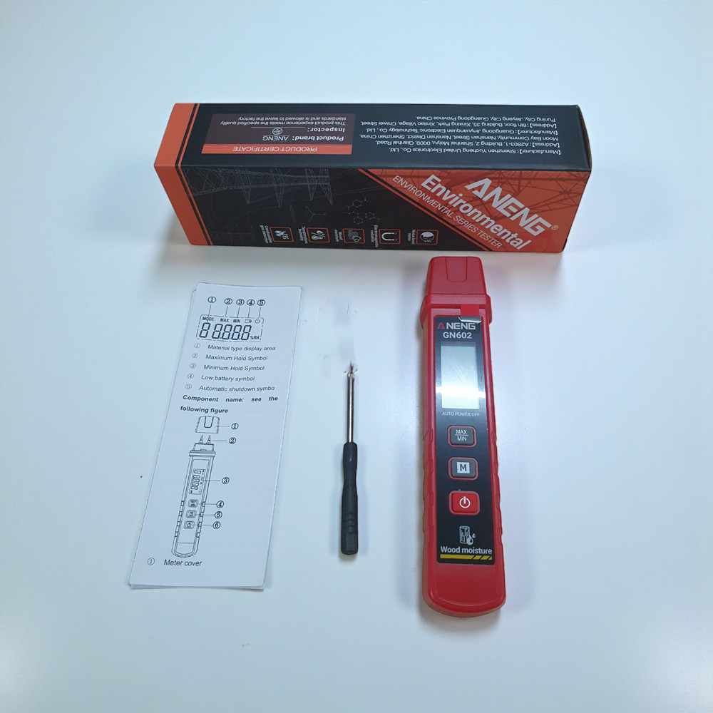 Gambar produk ANENG Wood Moisture Meter Digital Portable Pengukur Kelembapan Kayu - GN602