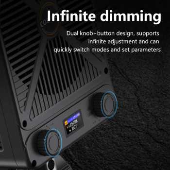 Gambar produk LIYADI Lampu Studio Fotografi COB LED 3in1 Color TFT Display 330W - G330