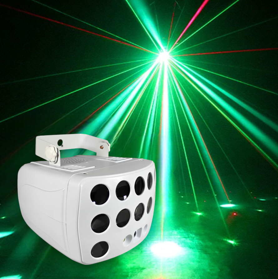 Gambar produk Lampu Sorot LED Spotlight Laser 12 Patterns DMX 512 36W - AL90