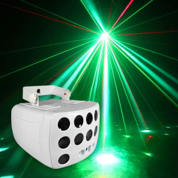 Lampu Sorot LED Spotlight Laser 12 Patterns DMX 512 36W - AL90