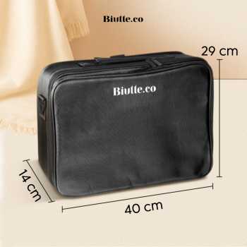 Biutte.co Tas Kosmetik Make Up Travel Organizer Bag Wanita 40x29x14cm - X3235 Gambar produk Biutte.co Tas Kosmetik Make Up Travel Organizer Bag Wanita 40x29x14cm - X3235