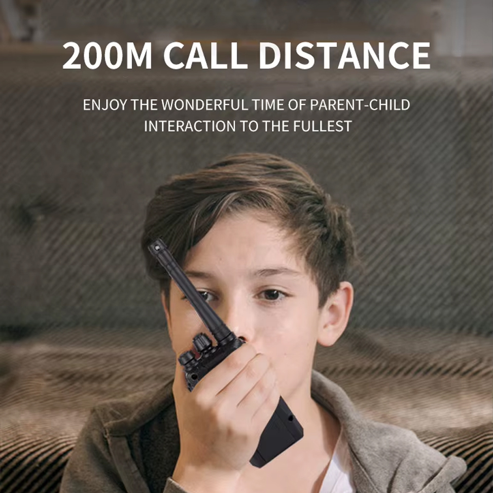 Gambar produk QI RUN Walkie Talkie Anak Communicator Toys 2 PCS with 6 Battery - SL-BK013