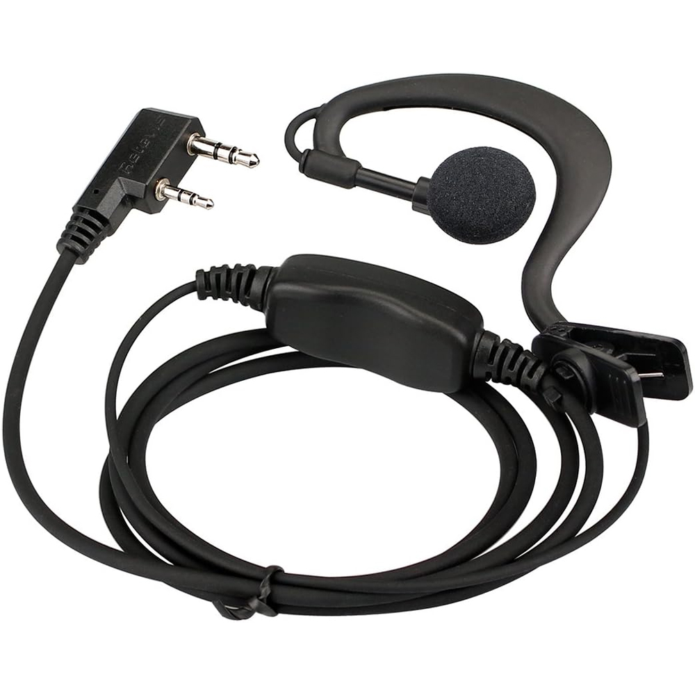 Gambar produk RETEVIS Headset Mikrofon In-ear C Type for HT Walkie Talkie 2 Pin - EEK004
