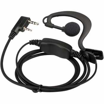 Gambar produk RETEVIS Headset Mikrofon In-ear C Type for HT Walkie Talkie 2 Pin - EEK004