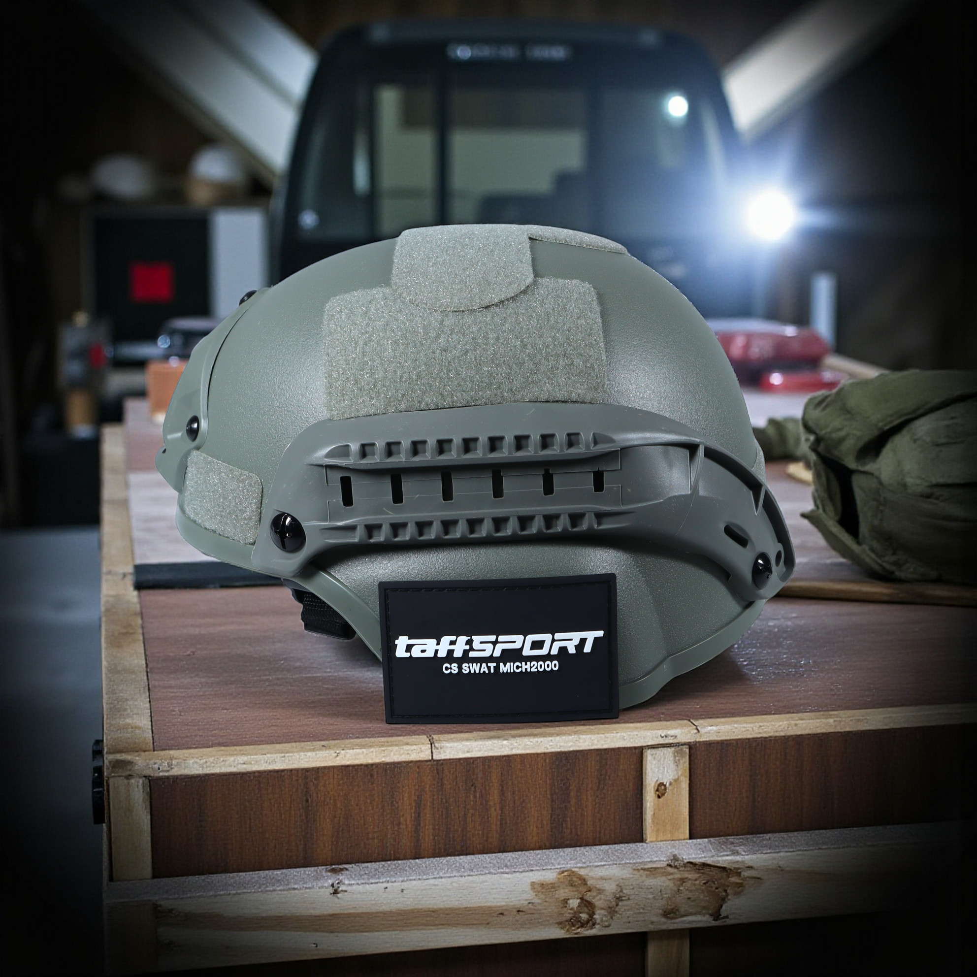TaffSPORT Helm Tactical Airsoft Gun Paintball CS SWAT Helmet - MICH2000 Gambar produk TaffSPORT Helm Tactical Airsoft Gun Paintball CS SWAT Helmet - MICH2000