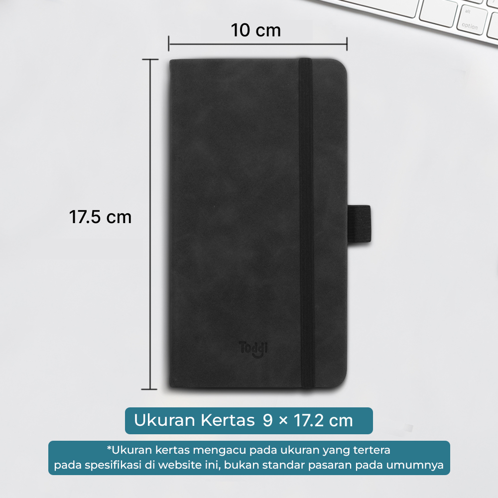 Gambar produk Toddi Buku Jurnal Hardcover Notebook Diary 200 Halaman Lined A6 - LXY0133