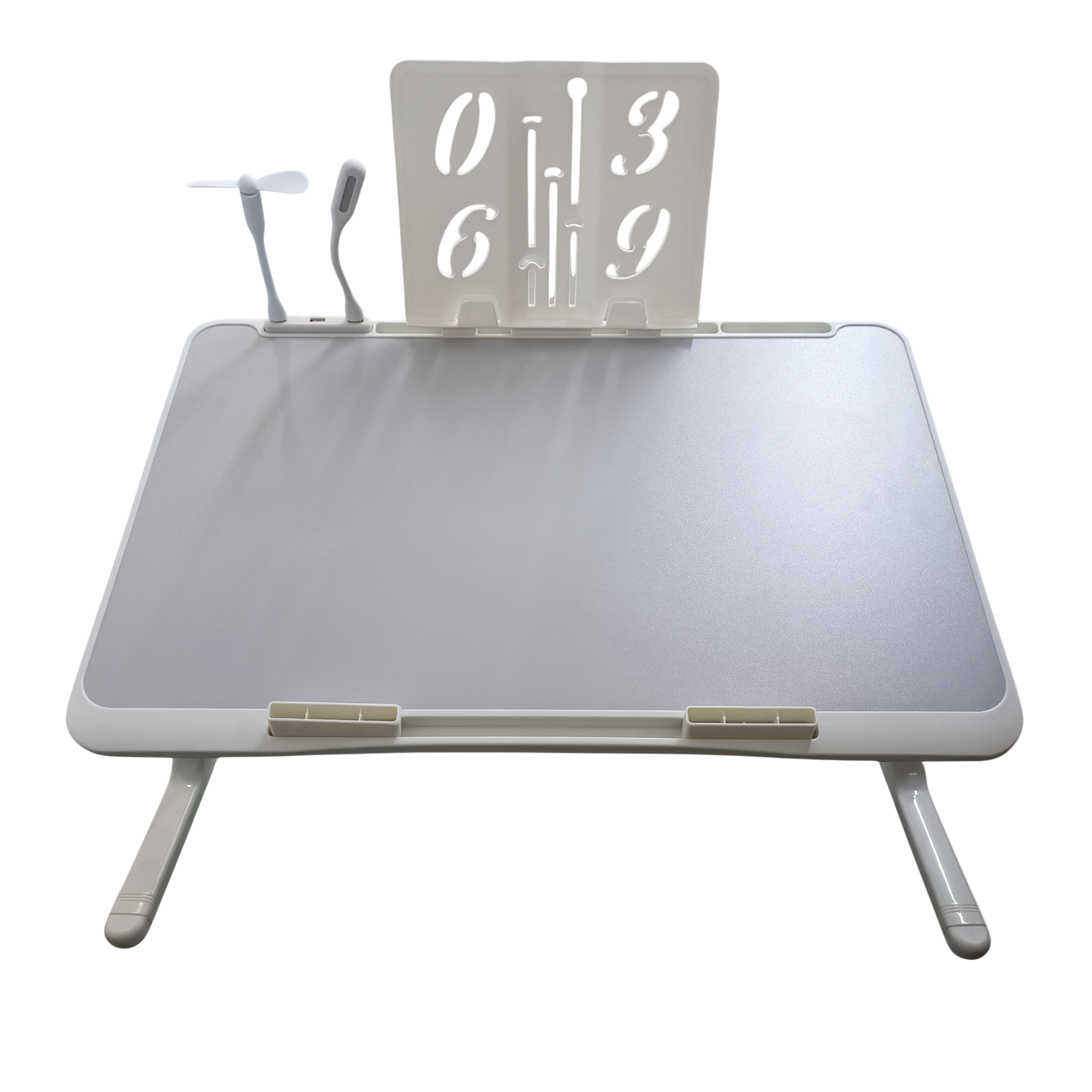 AOLIVIA Meja Lipat Laptop Belajar Foldable Bed Table with USB Port - AV-60 Gambar produk AOLIVIA Meja Lipat Laptop Belajar Foldable Bed Table with USB Port - AV-60