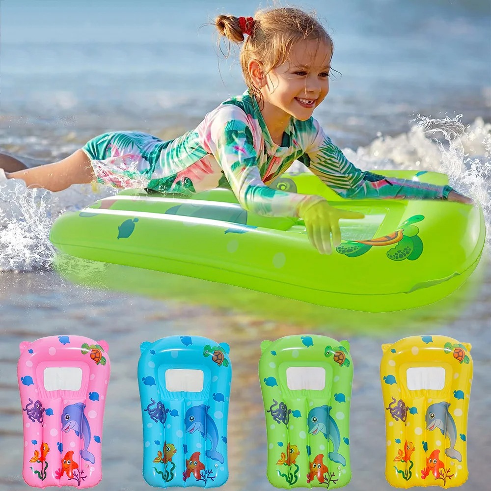 Gambar produk ROOXIN Papan Pelampung Renang Anak Inflatable Water Float Mattress PVC - V024