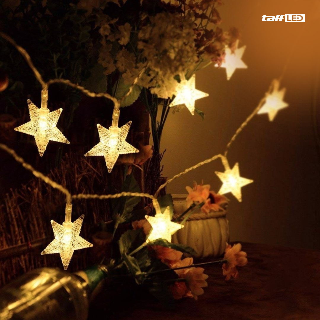 Gambar produk TaffLED Lampu Hias String Lights Star Shape Waterproof 20 LED 3M - G23